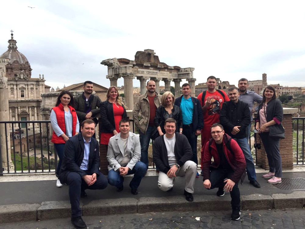 RAEC delegation at the ABB factories in Italy